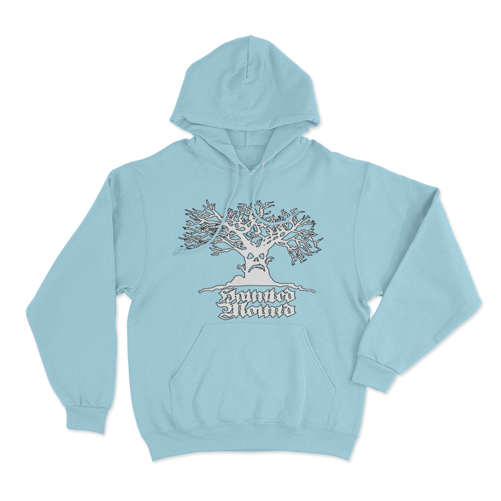 Haunted Tree Hoodie Sky Blue Haunted Tree Hoodie Sky Blue