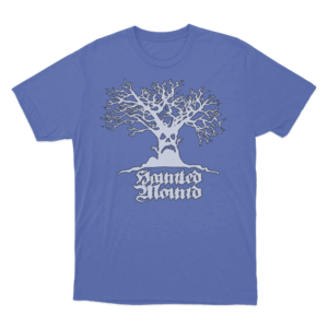 Haunted Tree T Shirt Blue