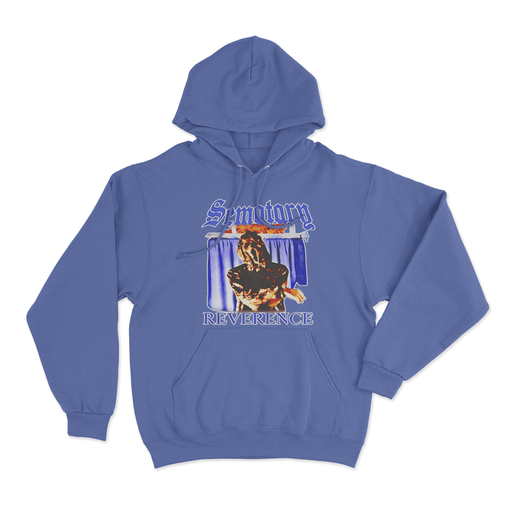 Reverence Art Hoodie Blue Reverence Art Hoodie Blue