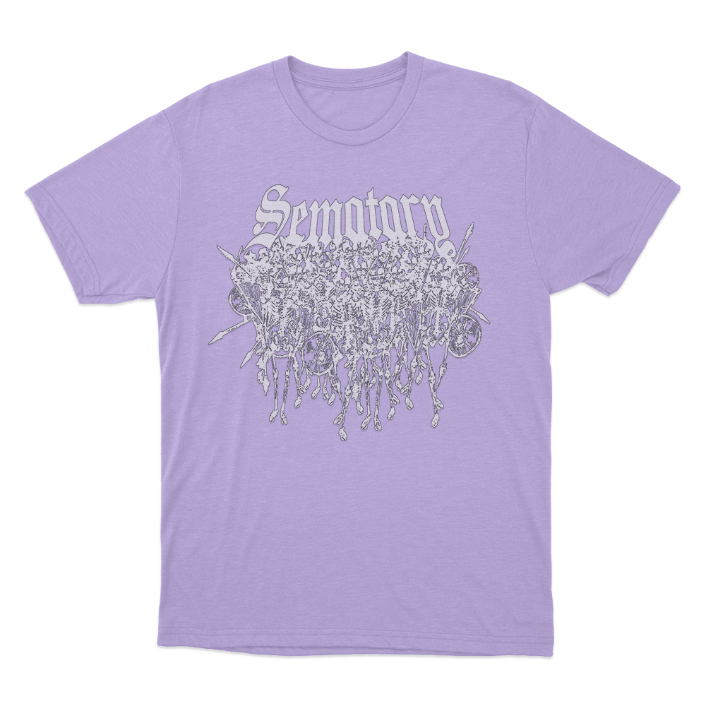 SEMATARY Logo T Shirt Purple SEMATARY Logo T Shirt Purple