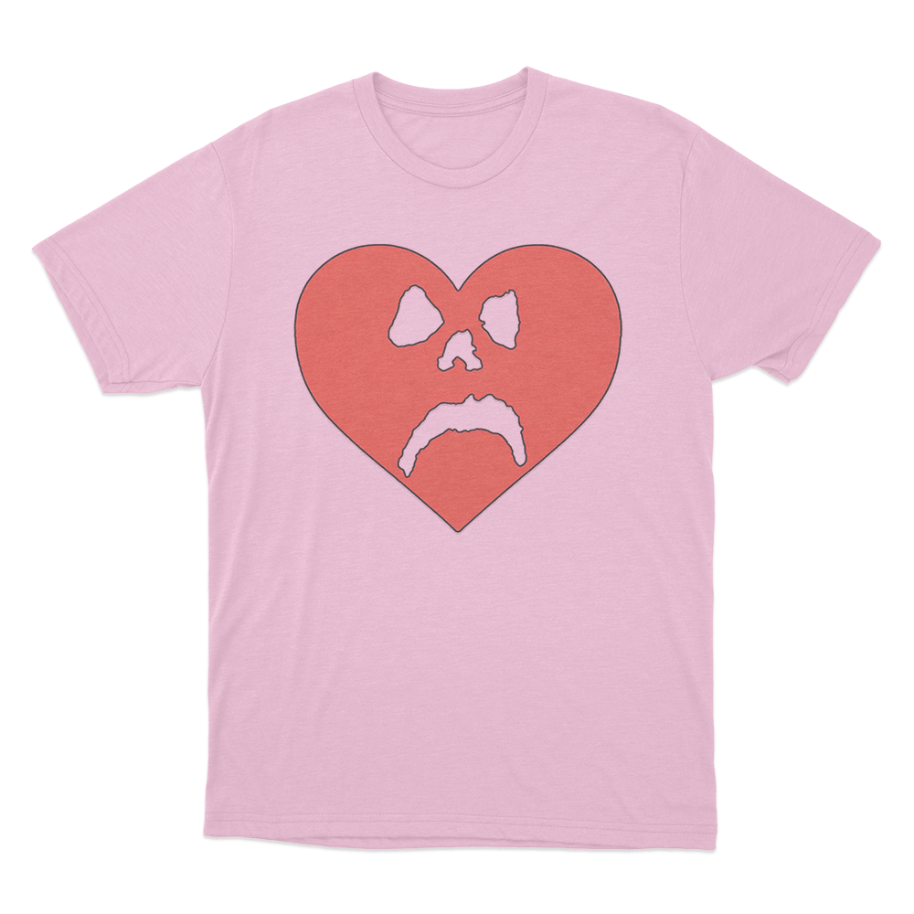 Sad Heart T Shirt Pink Sad Heart T Shirt Pink