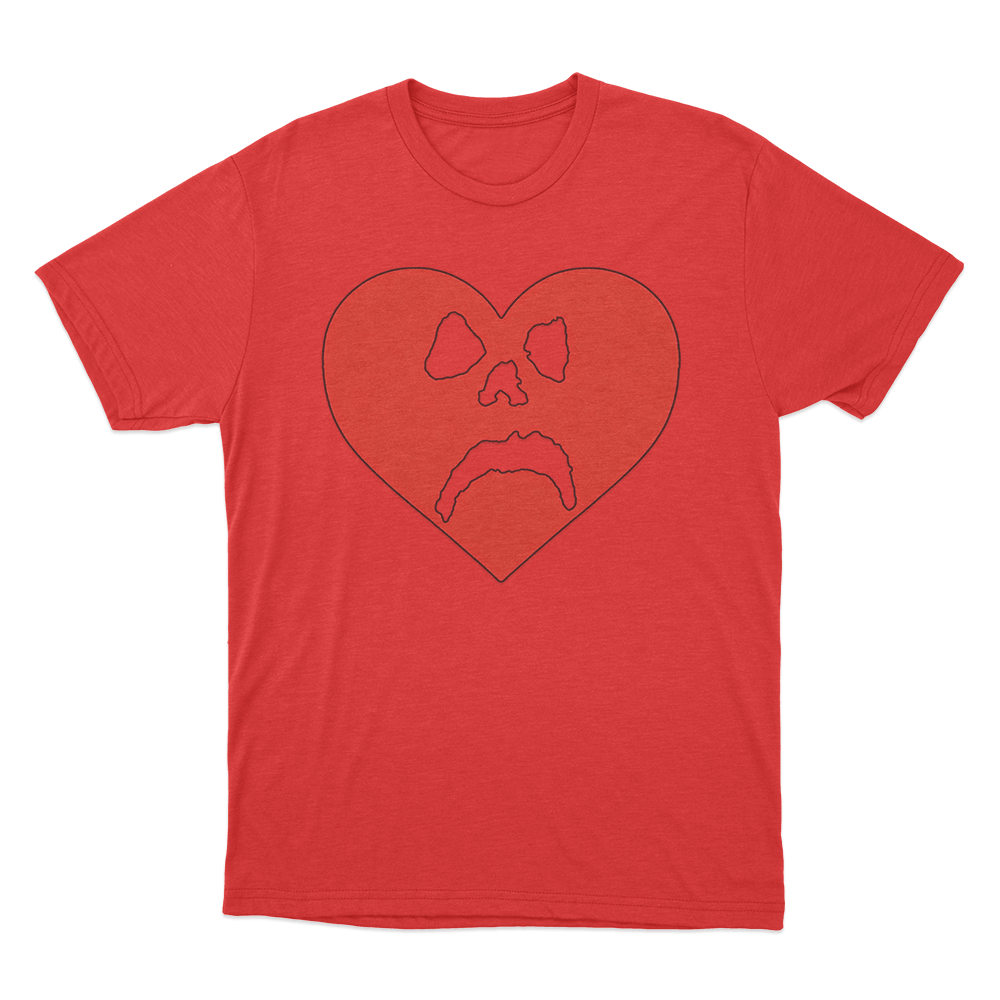 Sad Heart T Shirt Red Sad Heart T Shirt Red