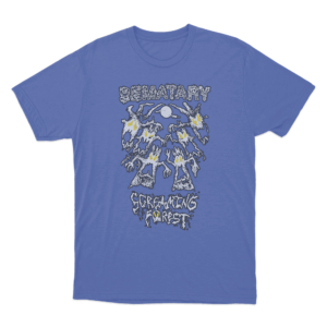 Screaming Forest T Shirt Blue 1